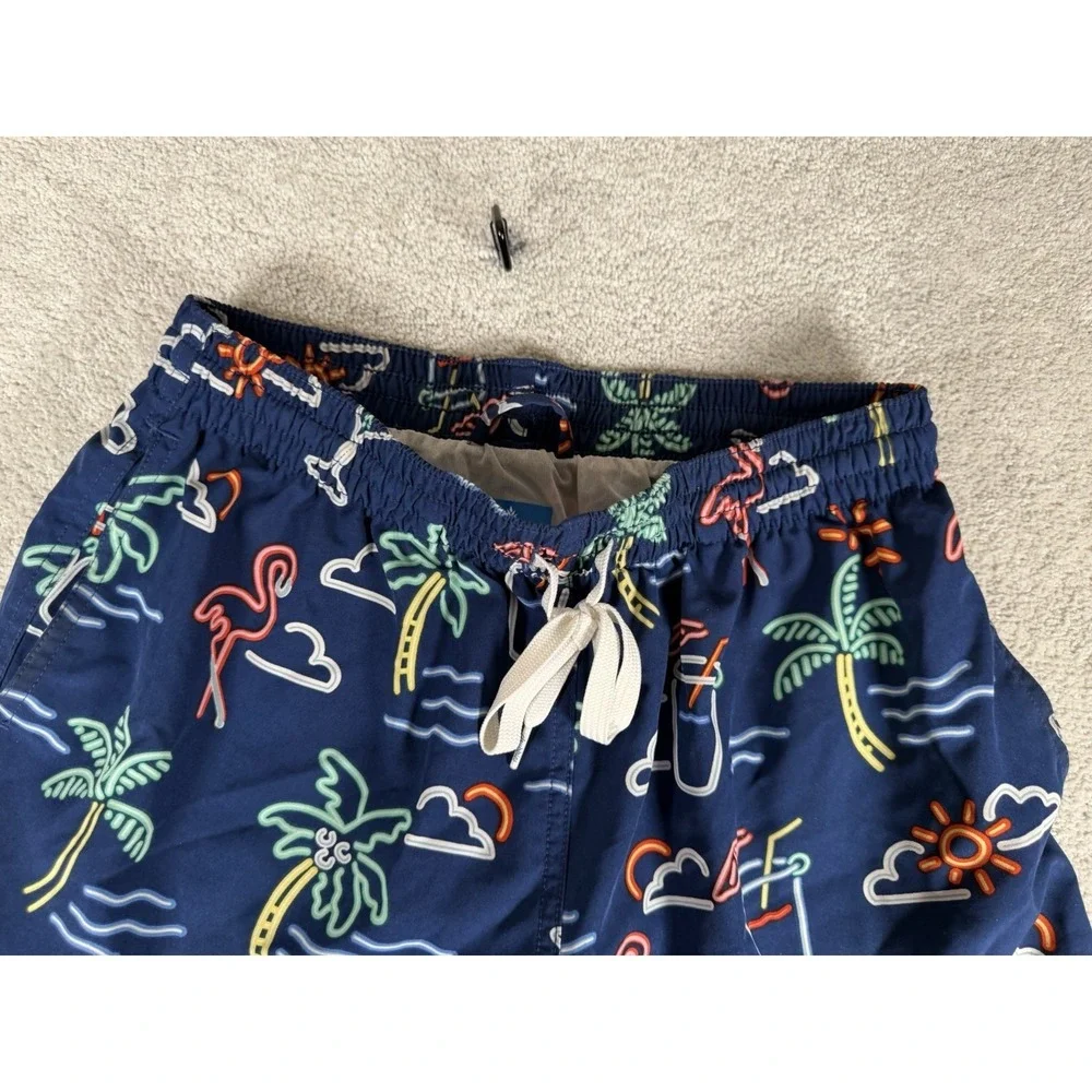 Lot‎ Of 2 Chubbies Swim Trunks Shorts Size M Pockets Drawstring Lined 5.5